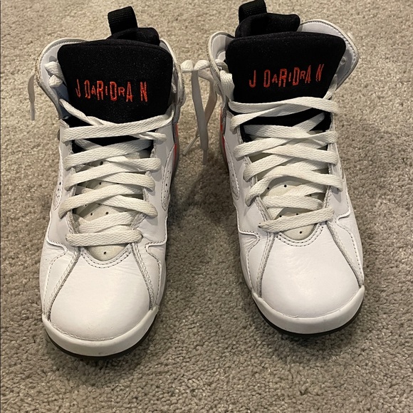 Air Jordan 7 retro white infrared-big kids - Picture 9 of 9